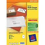 100 Etiquettes multifonctions – Avery – 210 x 297 mm
