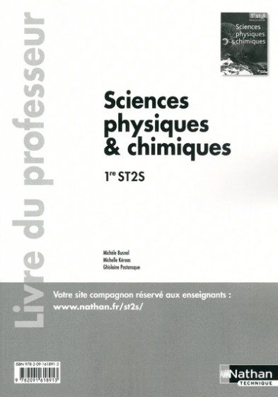 SC PHYS/CHIMIQUES 1E ST2S