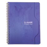Cahier double spirale Calligraphe A5+ Cahier Reliure Intégrale 100 Pages Papier Assortiment