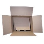 Caisses à fond automatique 20 (H) x 30 (l) x 20 (P) cm Brun – 10 / Paquet