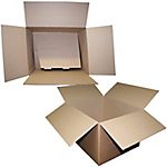 Caisse à fond automatique 20 (H) x 40 (l) x 32 (P) cm Brun – 10 / Paquet