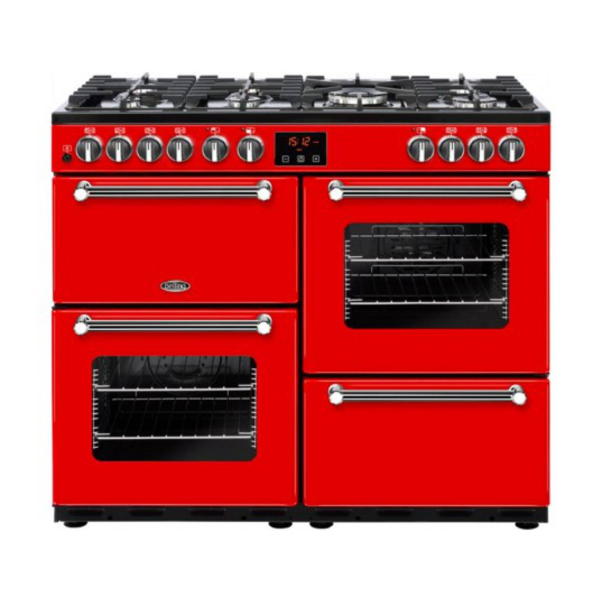 Piano de cuisson gaz 100cm BELLING Kensington PKENS100DFRED Rouge
