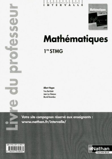 MATHEMATIQUES 1E STMG (INTER)