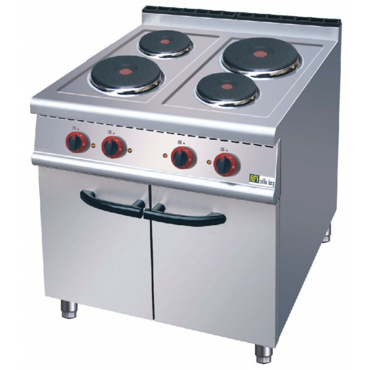 Fourneau sur Placard 4 Brûleurs (2×2 kW 2×2,6 kW) Série 700 – AFI Collin Lucy