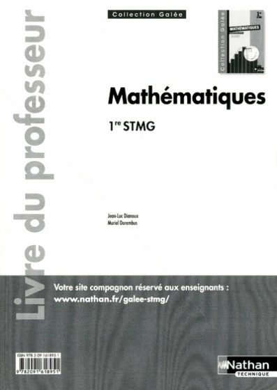 MATHEMATIQUES 1E STMG (GALEE)