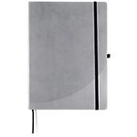 Cahier broché Foray A5 192 Pages Similicuir Gris