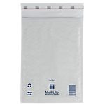 Pochettes matelassées mousse Mail Lite 80 g/m² Sans Fenêtre Blanc – 100 / Paquet