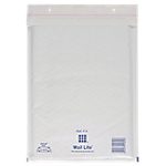 Pochettes matelassées mousse Mail Lite 80 g/m² Sans Fenêtre Blanc – 50 / Paquet