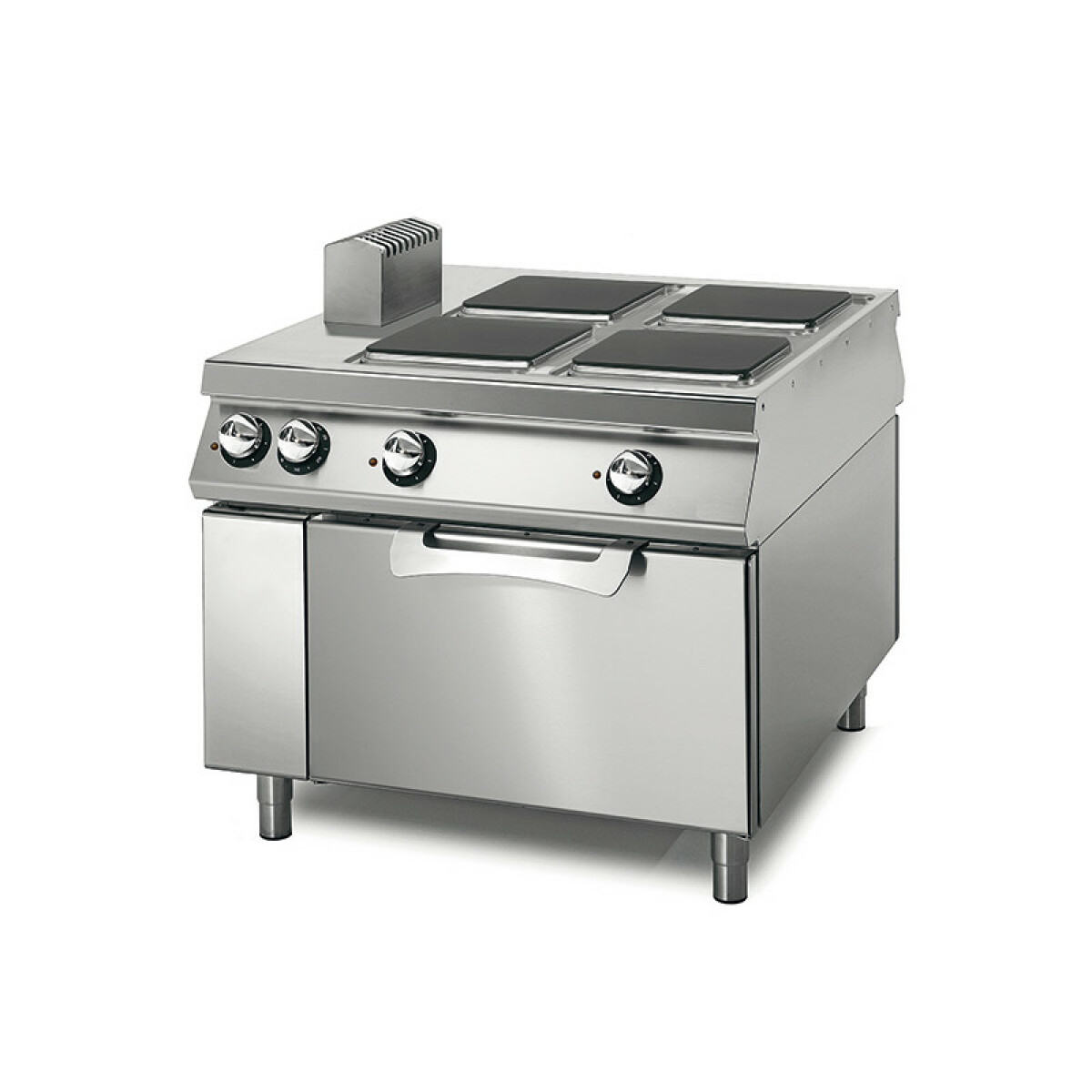 Cuisinière Électrique avec 4 Plaques sur Four Électrique Statique, Contrôle sur Deux Côtés – Virtus