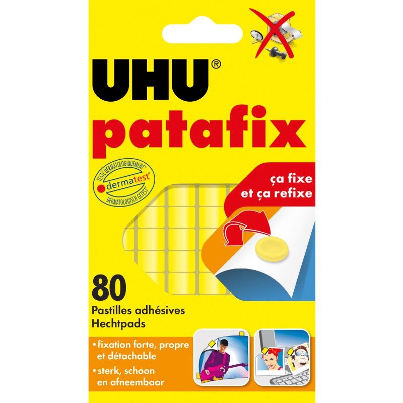 Pâte adhésive patafix jaune – Uhu