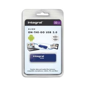 Clé USB 3.0 Integral OTG Slide 32 Go