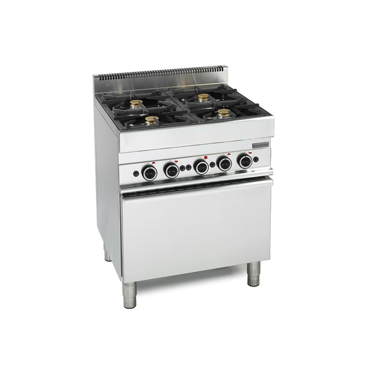 Cuisinière à Gaz, 4 Brûleurs, 1 Four à Gaz – Virtus