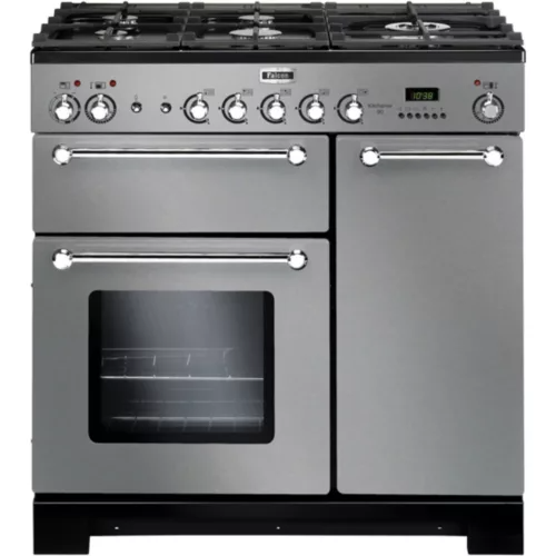 Piano de cuisson gaz Falcon KITCHENER 90 Mixte INOX CHROME