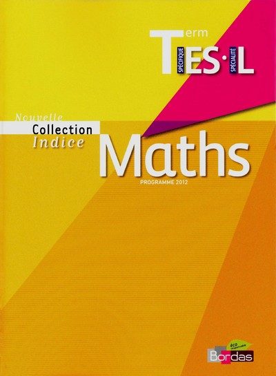 MATHS INDICE TERM ES-L SPECIFI