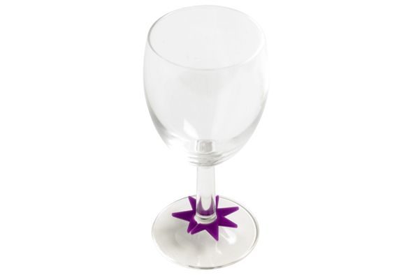 Marque verre silicone forme Etoile par 8