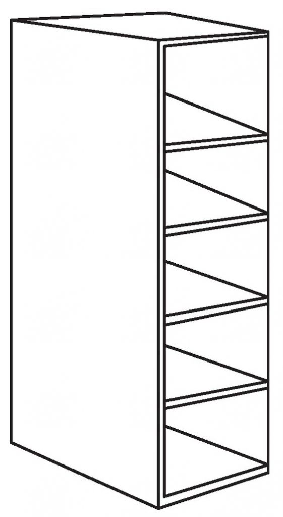 CASIER BOUTEILLE BLANC 780X150X330