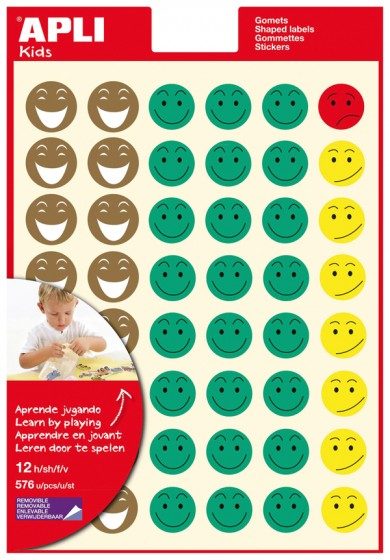 576 GROSSES GOMMETTES “SMILEY”