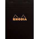 Bloc de bureau noir – Rhodia – standard petits carreaux 148 x 210 mm format A5