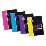 Cahier OXFORD A4+ Nomadbook – Grands carreaux 160 Pages 90 g/m² Assortiment
