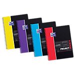 Cahier OXFORD A4 Projectbook – Grands carreaux 200 Pages 90 g/m² Assortiment