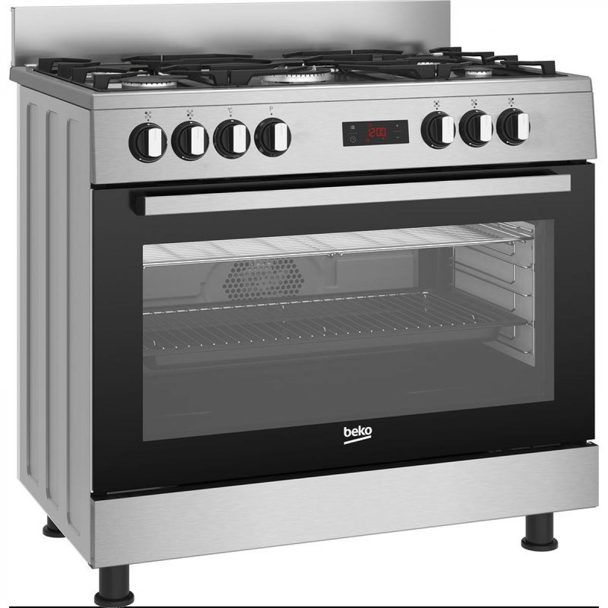 Piano de cuisson BEKO GM15325DX 5 foyers gaz Inox