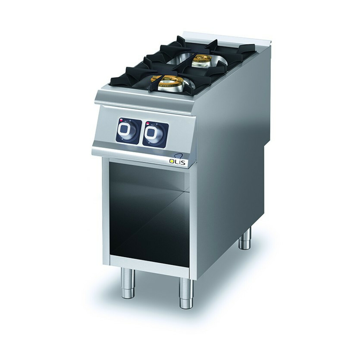 Fourneau sur Meuble Ouvert Diamante 90 – 2 à 6 Feux Gaz – Olis