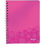 Cahier Leitz A5 WOW 160 Pages Polypropylène Rose