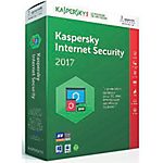 Logiciel Antivirus Kaspersky Internet Security 2017 – 1 an 3 postes