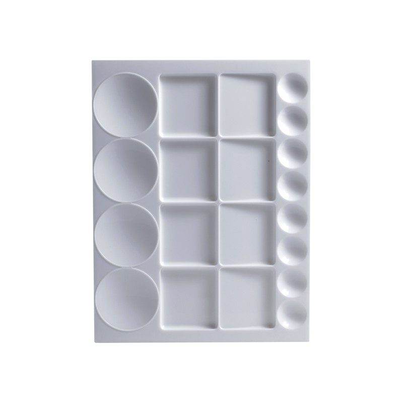 Palette rectangulaire en plastique – 23,5×34 cm