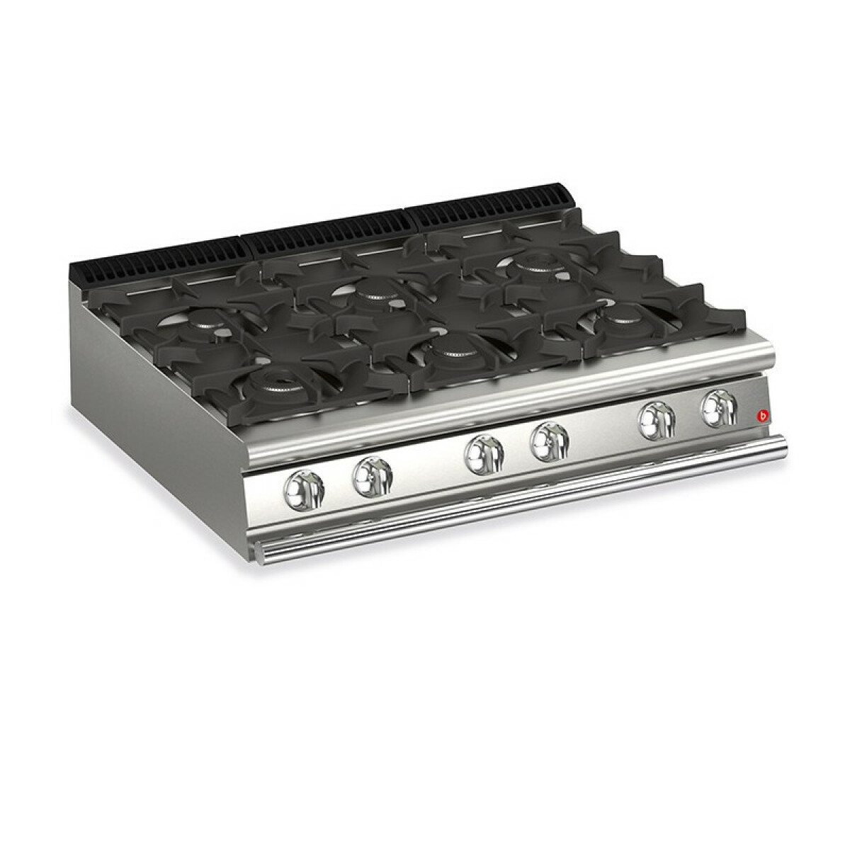 Plaque coup de feu à Gaz à poser – 6 feux – 23,2 kW – Baron