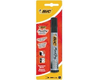 Marqueur indélébile multi-supports – BIC 2000 – Pointe Ogive – Noir