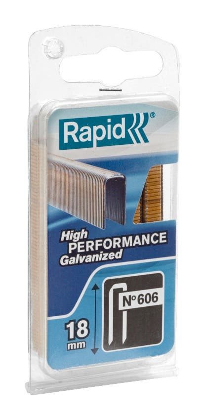 Lot de 600 agrafes RAPID N° 606 / 18 mm