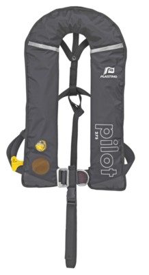 Gilet gonflable Plastimo Pilot 275N automatique noir + harnais