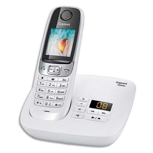 GIGASET TÉLÉPHONE SANS FIL C620A BLANC SOLO C620ASOLOBLANC