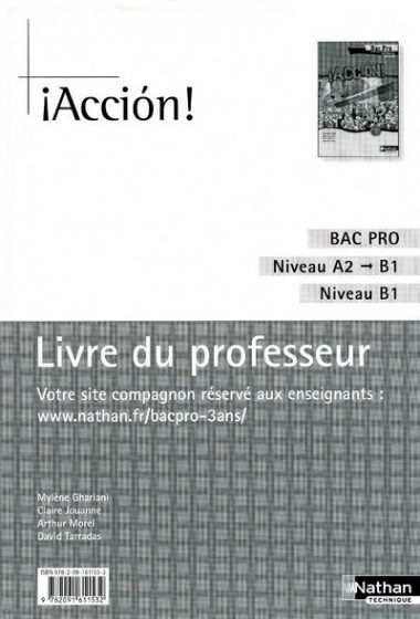 ACCION BAC PRO PROFESSEUR 2009