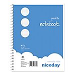 Cahier double spirale Niceday A5+ 60 g/m² Papier – 5 / Paquet