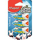 Gommes Maped Lapins crétins Assortiment – 3/Paquet