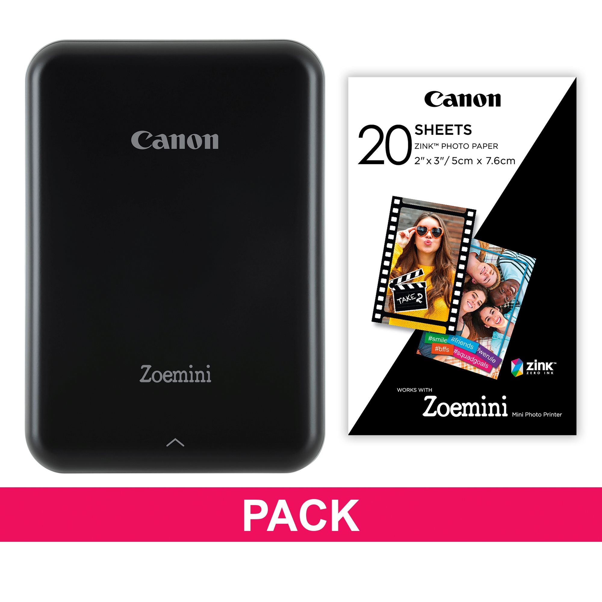 Imprimante Canon Zoemini + 20 feuilles
