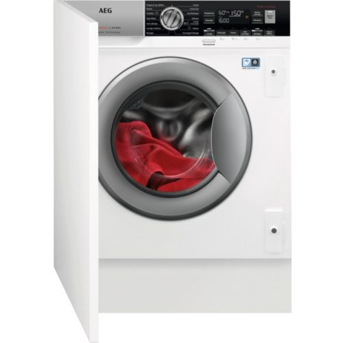 Lave linge séchant hublot encastrable Aeg LWX8463BI