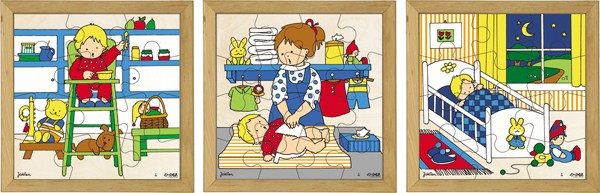 SET DE 3 PUZZLES LES ACTIVITÉS DE BÉBÉ