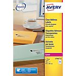 25 Feuilles Etiquettes Laser invisibles L7563 – Avery – 14/pages A4 – 99,1 x 38,1 mm