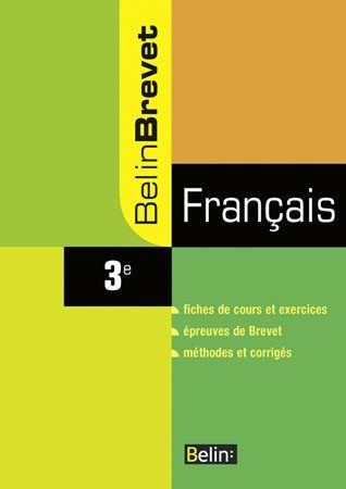 BELIN BREVET FRANCAIS 3E