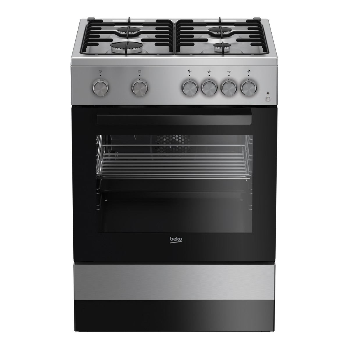 Cuisinière à gaz BEKO FSG62110DSCS Silver