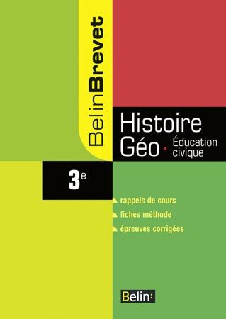 BELIN BREVET HIST-GEO ED CIV 3E