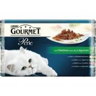 Pâtée pour chat légumes mini filets Gourmet