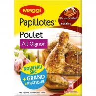 Papillotes poulet ail/oignon Maggi