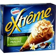 Glaces vanille praliné Extrême