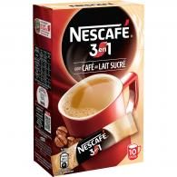 Café sticks lait sucré Nescafé