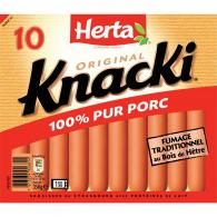 Saucisses 100% pur porc Knacki