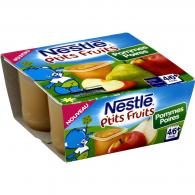 Compotes bébé 4/6+ mois pommes poires Nestlé